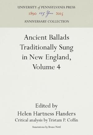 Ancient Ballads Traditionally Sung in New England, Volume 4