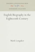 English Biography in the Eighteenth Century