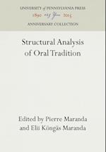 Structural Analysis of Oral Tradition