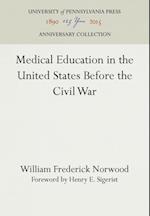 Medical Education in the United States Before the Civil War