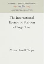 International Economic Position of Argentina