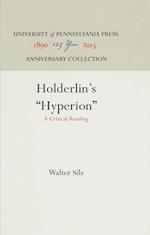 Hölderlin''s "Hyperion"