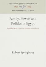 Family, Power, and Politics in Egypt