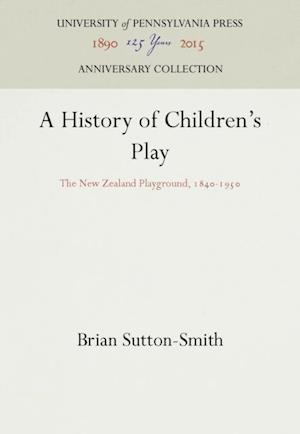 History of Children's Play