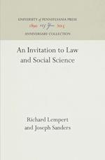 An Invitation to Law and Social Science