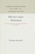 Effective Labor Arbitration