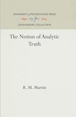 Notion of Analytic Truth