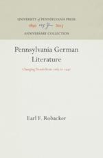 Pennsylvania German Literature