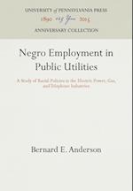 Negro Employment in Public Utilities