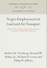 Negro Employment in Land and Air Transport