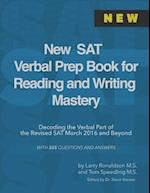 New SAT Verbal Prep Book for Reading and Writing Mastery