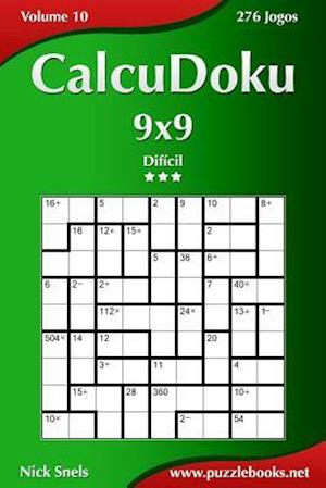 Calcudoku 9x9 - Dificil - Volume 10 - 276 Jogos