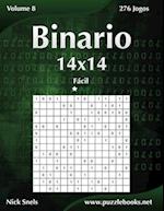 Binario 14x14 - Facil - Volume 8 - 276 Jogos