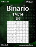 Binario 14x14 - Dificil - Volume 10 - 276 Jogos