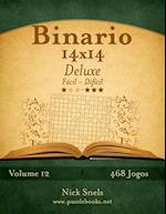 Binario 14x14 Deluxe - Facil Ao Dificil - Volume 12 - 468 Jogos