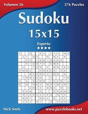 Sudoku 15x15 - Experto - Volumen 26 - 276 Puzzles