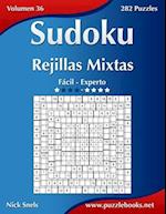 Sudoku Rejillas Mixtas - de Facil a Experto - Volumen 36 - 282 Puzzles