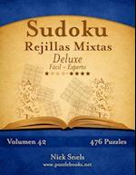 Sudoku Rejillas Mixtas Deluxe - de Fácil a Experto - Volumen 42 - 476 Puzzles