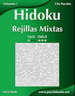 Hidoku Rejillas Mixtas - de Facil a Dificil - Volumen 1 - 156 Puzzles