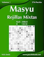 Masyu Rejillas Mixtas - de Facil a Dificil - Volumen 1 - 276 Puzzles