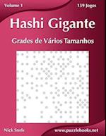 Hashi Gigante Grades de Varios Tamanhos - Volume 1 - 159 Jogos