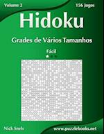 Hidoku Grades de Varios Tamanhos - Facil - Volume 2 - 156 Jogos