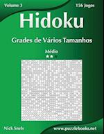 Hidoku Grades de Varios Tamanhos - Medio - Volume 3 - 156 Jogos