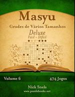 Masyu Grades de Varios Tamanhos Deluxe - Facil Ao Dificil - Volume 6 - 474 Jogos