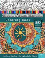 Moons & Stars Mandala Coloring Book (Intricate Mandala Coloring Books for Adults), Volume 1