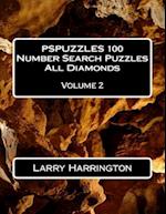 Pspuzzles 100 Number Search Puzzles All Diamonds Volume 2