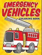 Emergency Vehicles Coloring Book