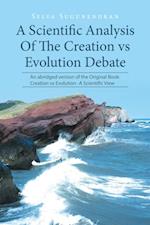 Scientific Analysis of the Creation Vs Evolution Debate