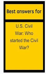 Best Answers for U.S. Civil War