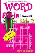 Word Fill-In Puzzles for Kids 3