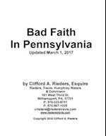 Bad Faith in Pennsylvania