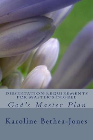 Dissertation Requirements for Master's Degree