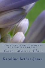 Dissertation Requirements for Master's Degree