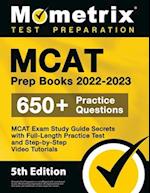 MCAT Prep Books 2022-2023 - MCAT Exam Study Guide Secrets, Full-Length Practice Test, Step-by-Step Video Tutorials