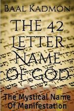 The 42 Letter Name of God