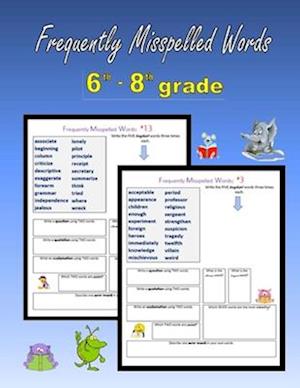 Frequently Misspelled Words (6th grade - 8th grade)