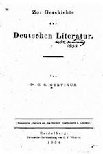 Zur Geschichte Der Deutschen Literatur