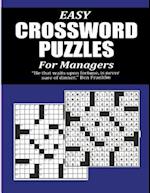 Easy Crossword Puzzles for Managers