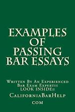 Examples of Passing Bar Essays