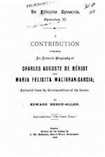 A Contribution Towards an Accurate Biography of Charles Auguste de Beriot