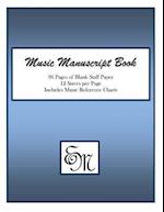 Music Manuscript Book (Blue)