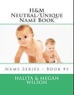 H&m Neutral/Unique Name Book