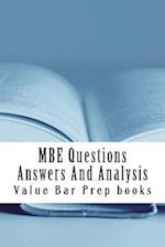 MBE Questions Answers and Analysis
