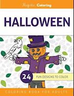 Halloween Coloring Book for Grown-Ups
