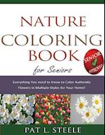 Nature Coloring Book for Seniors