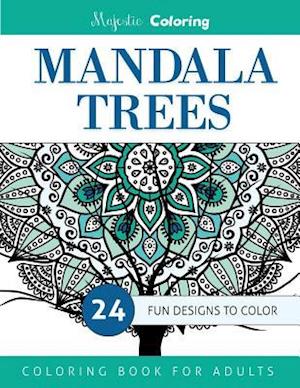 Mandala Trees Coloring Book for Grown-Ups
